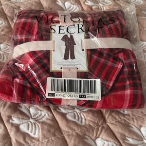 Victoria's Secret Red and Black Plaid Sleepwear